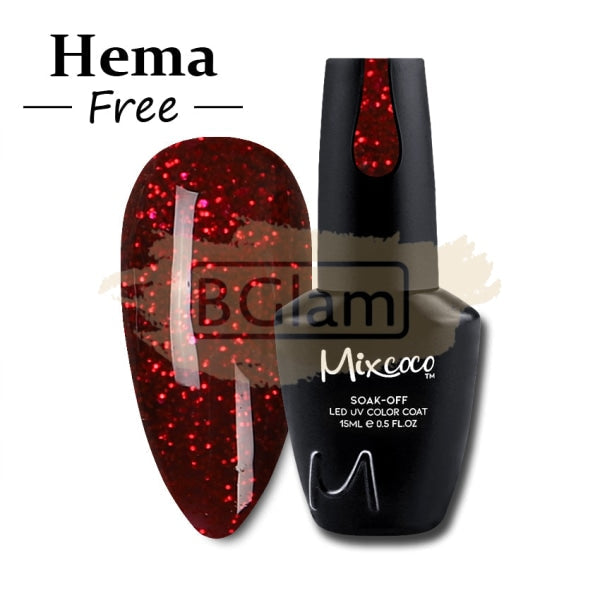 Mixcoco Soak-Off Gel Polish 15Ml - Shine Glitter Collection 295 (Jh 10) Nail