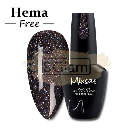 Mixcoco Soak-Off Gel Polish 15Ml - Shine Glitter Collection 297 (Smc 160) Nail