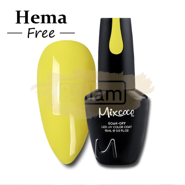 Mixcoco Soak-Off Gel Polish 7.5Ml - Yellow 030 (Hs 07) Nail