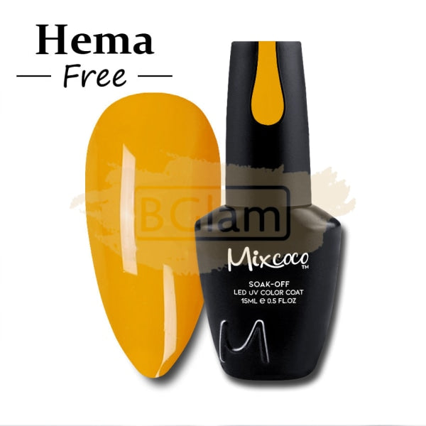 Mixcoco Soak-Off Gel Polish 7.5Ml - Yellow 034 (Hs 11) Nail