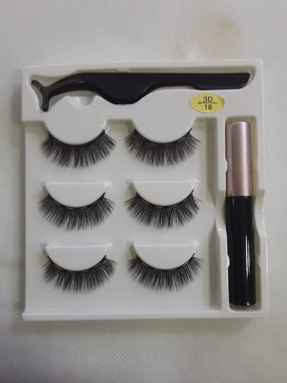 Magnetic Eyelash Kit (5 Magnets Per Lash) - 3D18 Lash