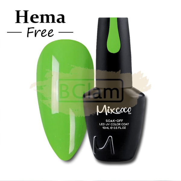 Mixcoco Soak-Off Gel Polish 7.5Ml - Green 048 (Smc 077) Nail