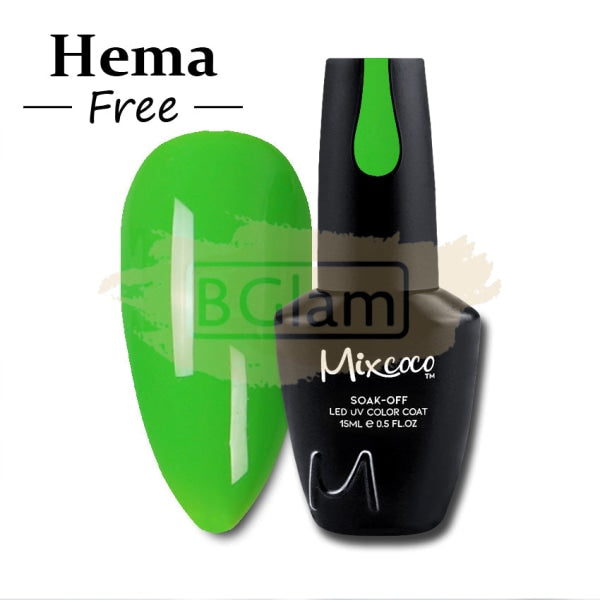 Mixcoco Soak-Off Gel Polish 15Ml - Green 049 (Smc 076) Nail