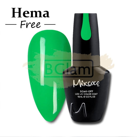 Mixcoco Soak-Off Gel Polish 15Ml - Green 051 (Smc 020) Nail