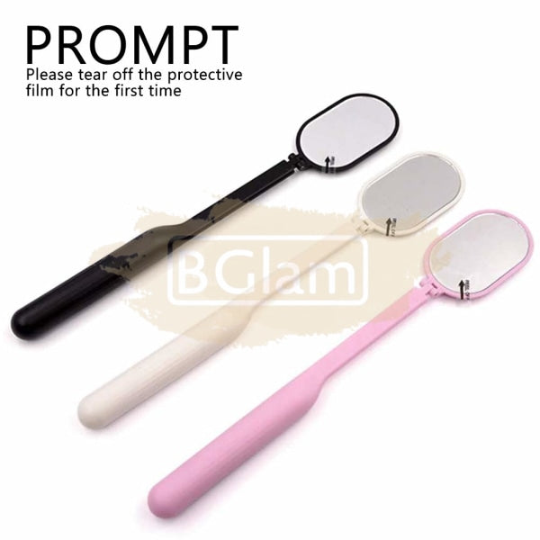 Eyelash Extension Mirror With Acrylic Handle Lash Accessories