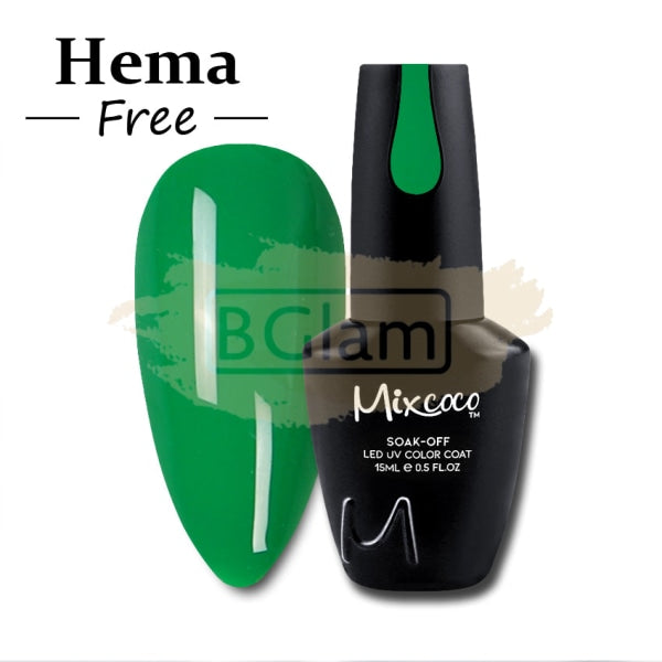 Mixcoco Soak-Off Gel Polish 15Ml - Green 052 (Smc 075) Nail