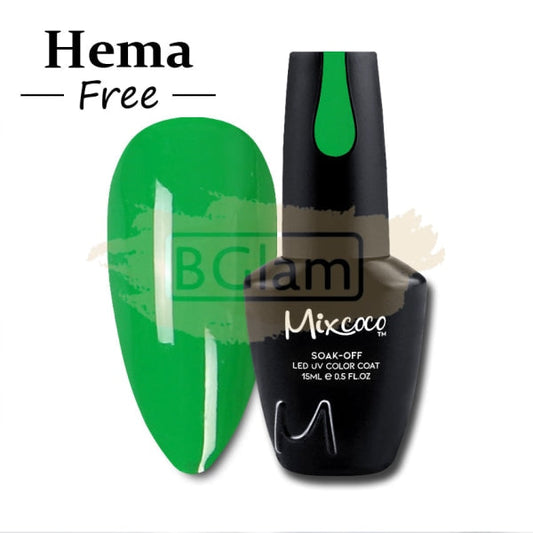 Mixcoco Soak-Off Gel Polish 7.5Ml - Green 054 (Ls 06) Nail