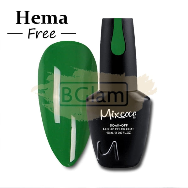 Mixcoco Soak-Off Gel Polish 15Ml - Green 055 (Smc 079) Nail