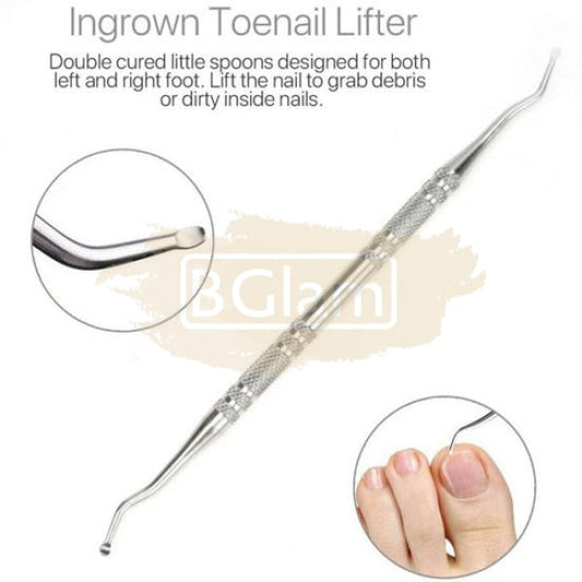 Stainless Steel Ingrown Toenail Lifter & Cleaner Nail Care Tool 16.5Cm Manicure Tools