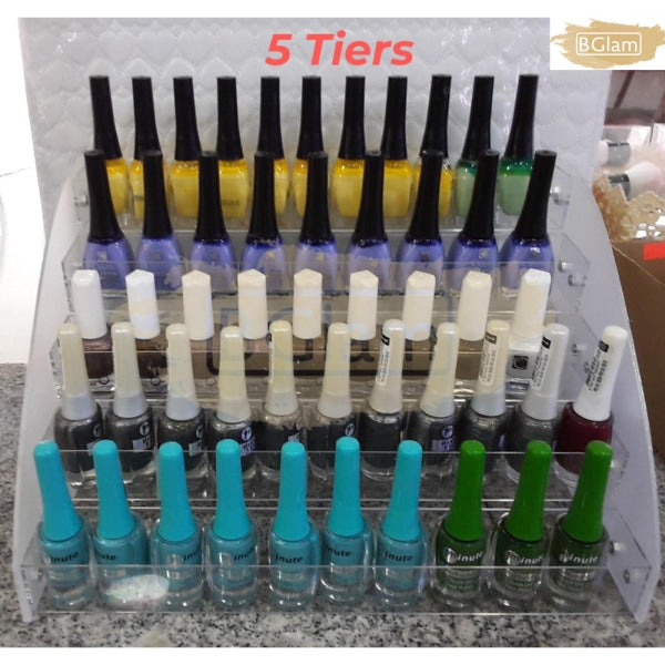 Nail Polish Display Stand 5 Tiers Beauty Accessories