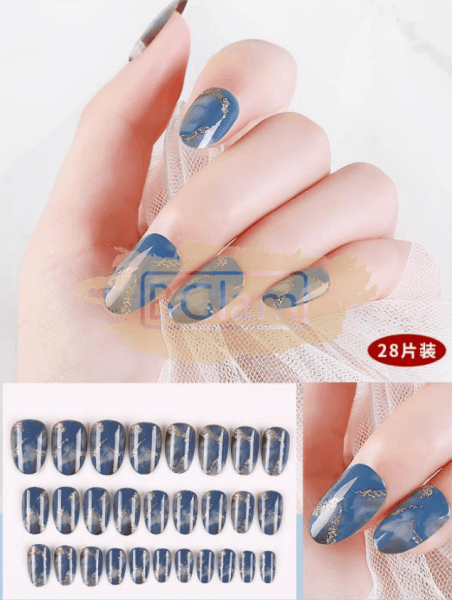 Press On Nails Set F779-7 28 Pieces/Box