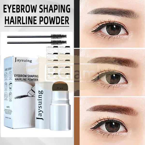 Jaysuing Eyebrow Shaping Powder Kit - Dark Brown Lash Extension Accessories