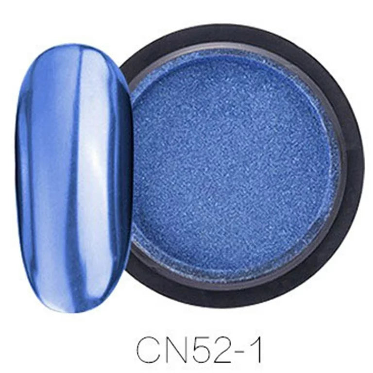 Nail Powder | Metallic Chrome Mirror Powder with applicator