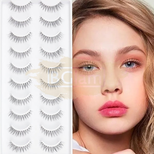 Emeda - Clear Band Lash A05 (10 Pairs) False Eyelashes
