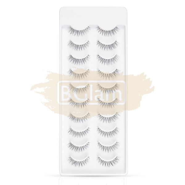 Emeda - Clear Band Lash A05 (10 Pairs) False Eyelashes