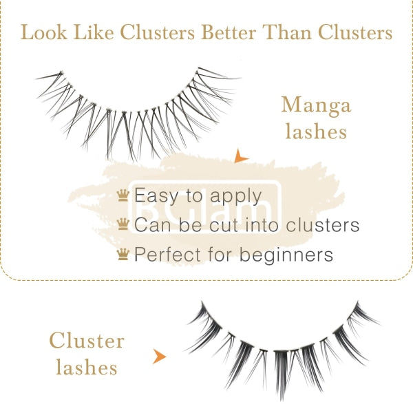 Emeda - Clear Band Lash A05 (10 Pairs) False Eyelashes