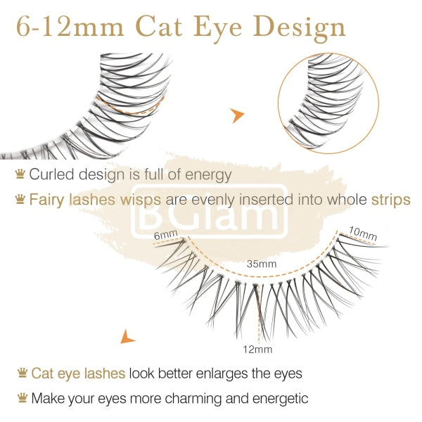 Emeda - Clear Band Lash A05 (10 Pairs) False Eyelashes