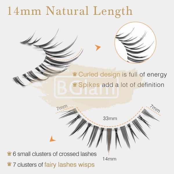 Emeda - Clear Band Lash A08 (10 Pairs) False Eyelashes