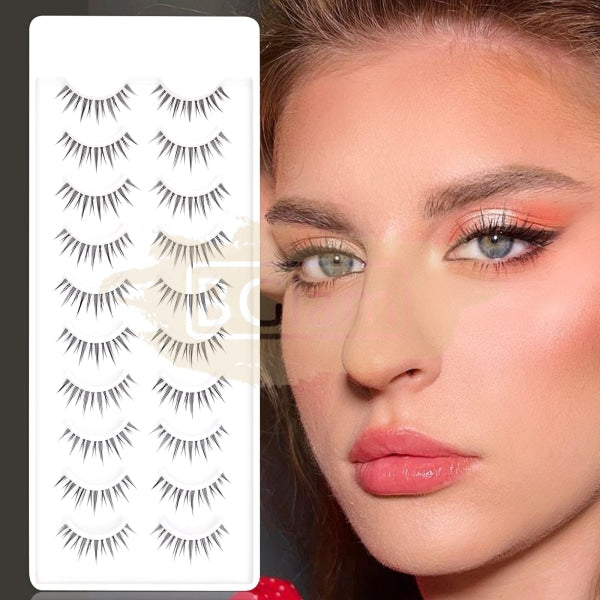 Emeda - Clear Band Lash A08 (10 Pairs) False Eyelashes