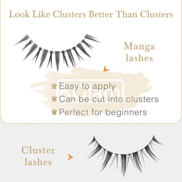 Emeda - Clear Band Lash A08 (10 Pairs) False Eyelashes