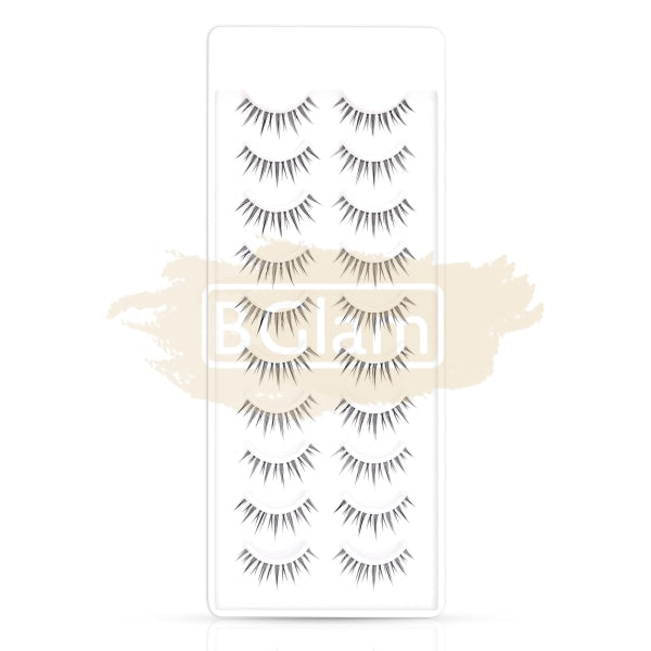 Emeda - Clear Band Lash A08 (10 Pairs) False Eyelashes