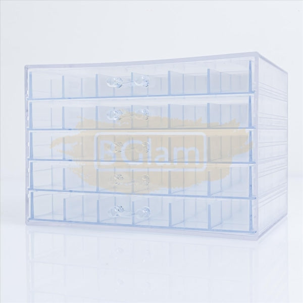 Acrylic Nail Storage Box Salon Furniture