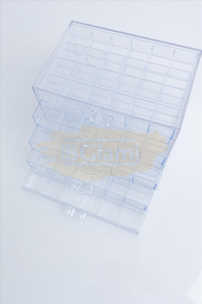 Acrylic Nail Storage Box Salon Furniture