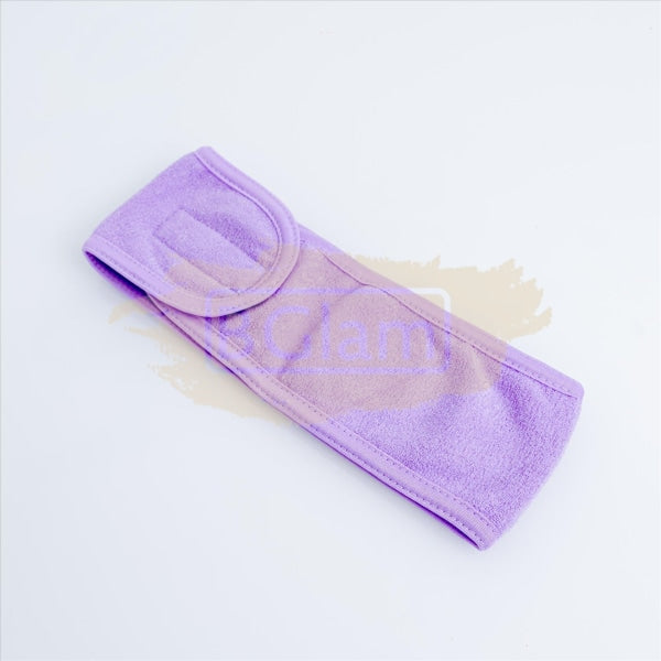 Spa Facial Headband Purple Facial Headband