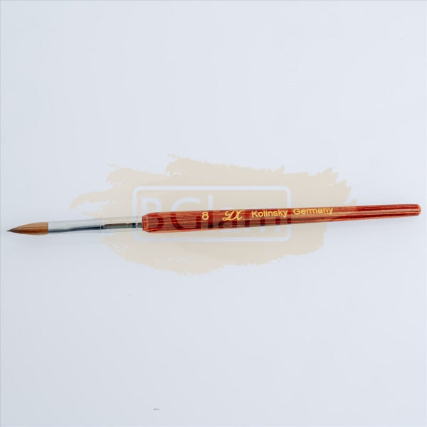 Kolinsky Acrylic Brush No 8 - Highest Quality Nail Art