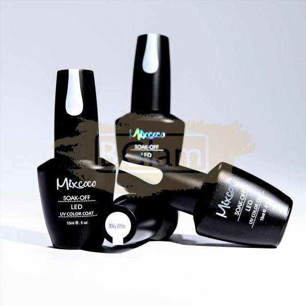 Mixcoco Vernis Semi-Permanent 15Ml | True Color Naked #194 (Milky White) Gel Nail Polish