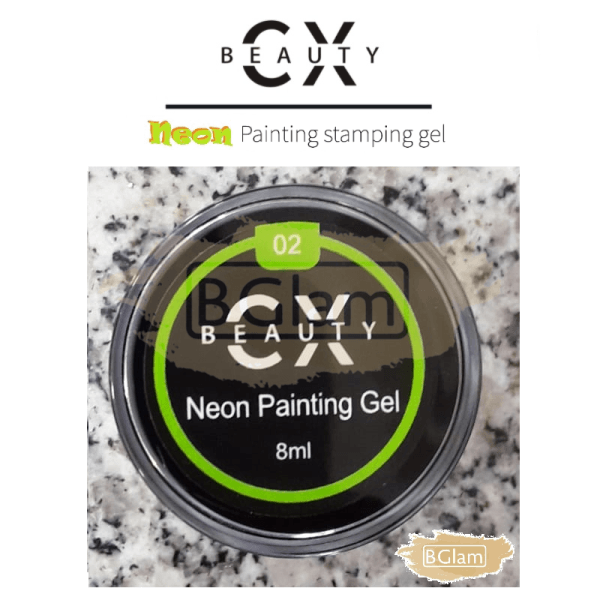 Cx Beauty Neon Painting Stamping Gel