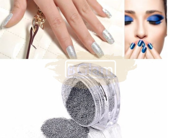 Colorful Chrome Nail Glitter Powder With Applicator