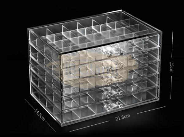 Acrylic Nail Storage Box Salon Furniture