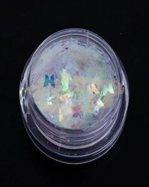 Ez Holographic Nail Sequins Available In 15 Designs 10 Butterflies Art Tool