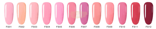 Mixcoco Soak-Off Uv Gel Nail Polish Fs Intense Pink Collection