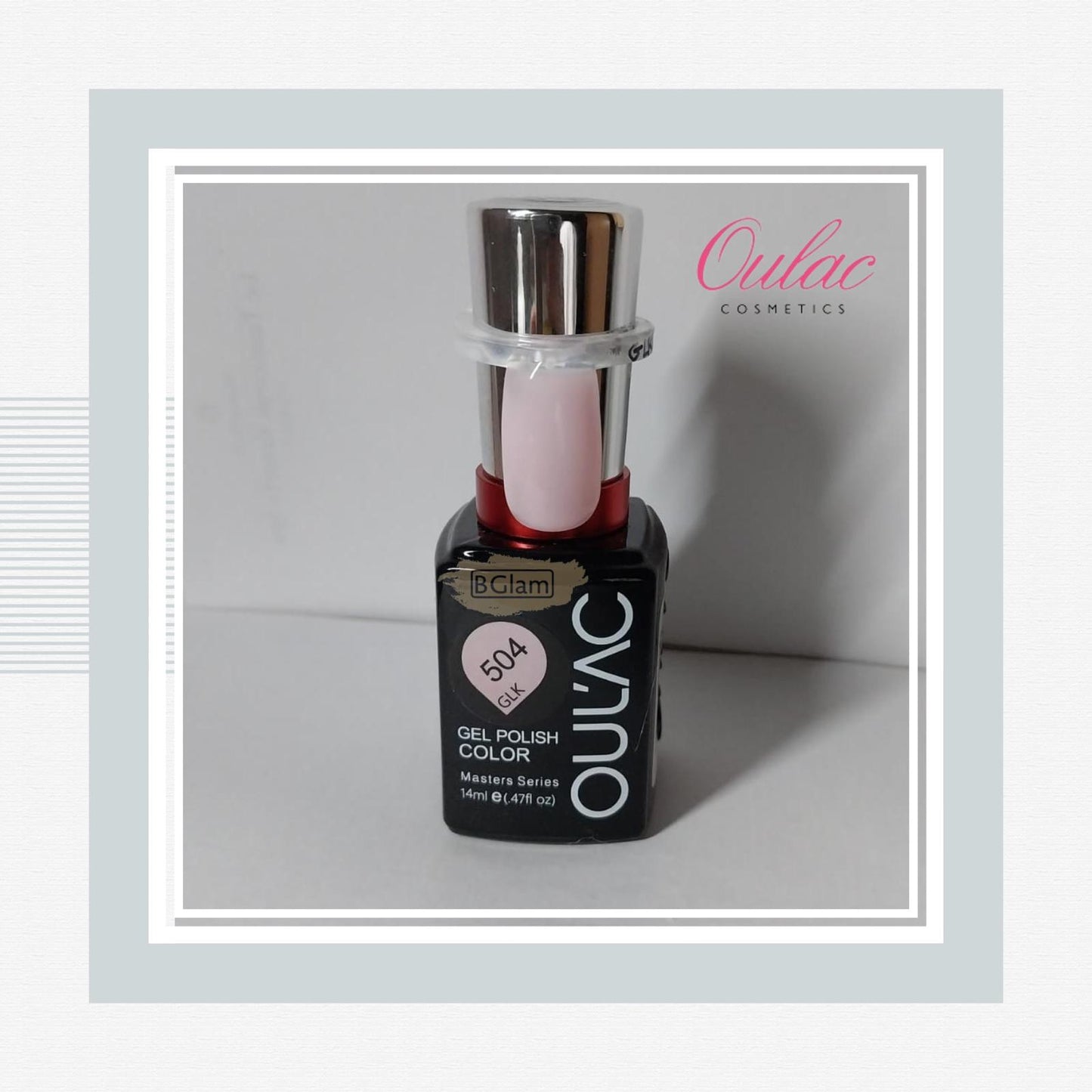 Oulac Soak-Off Uv Gel Polish French Collection 14Ml - Pink Glk504