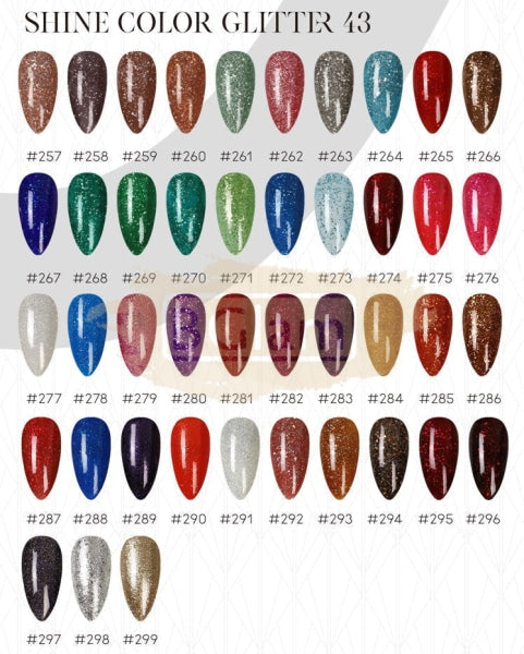 Mixcoco Soak-Off Gel Polish 7.5Ml - Shine Glitter Collection 283 (Lb 12) Nail