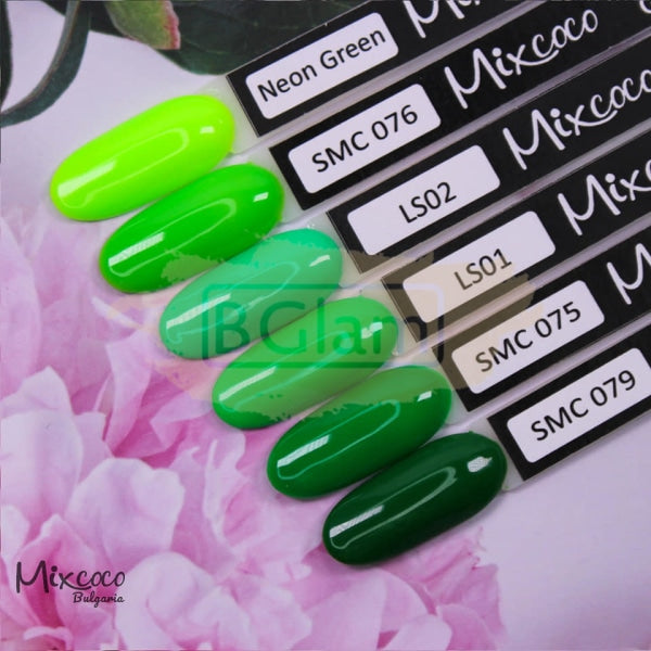 Mixcoco Soak-Off Gel Polish 7.5Ml - Green 043 (Ls 02) Nail