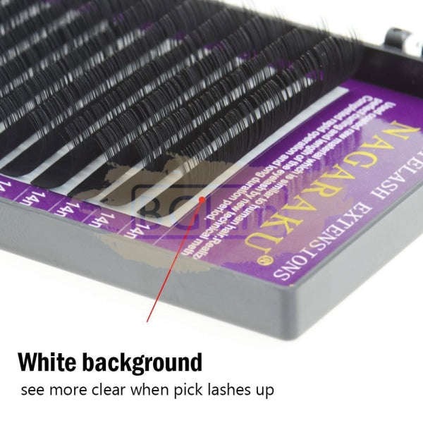 Nagaraku Faux Mink Eyelash Extensions - D Curl 0.20 False Eyelashes