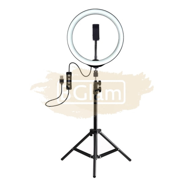 Multi-Function Usb Ring Light 36 Cm With Tripod & Phone Clip Salon Furnishing