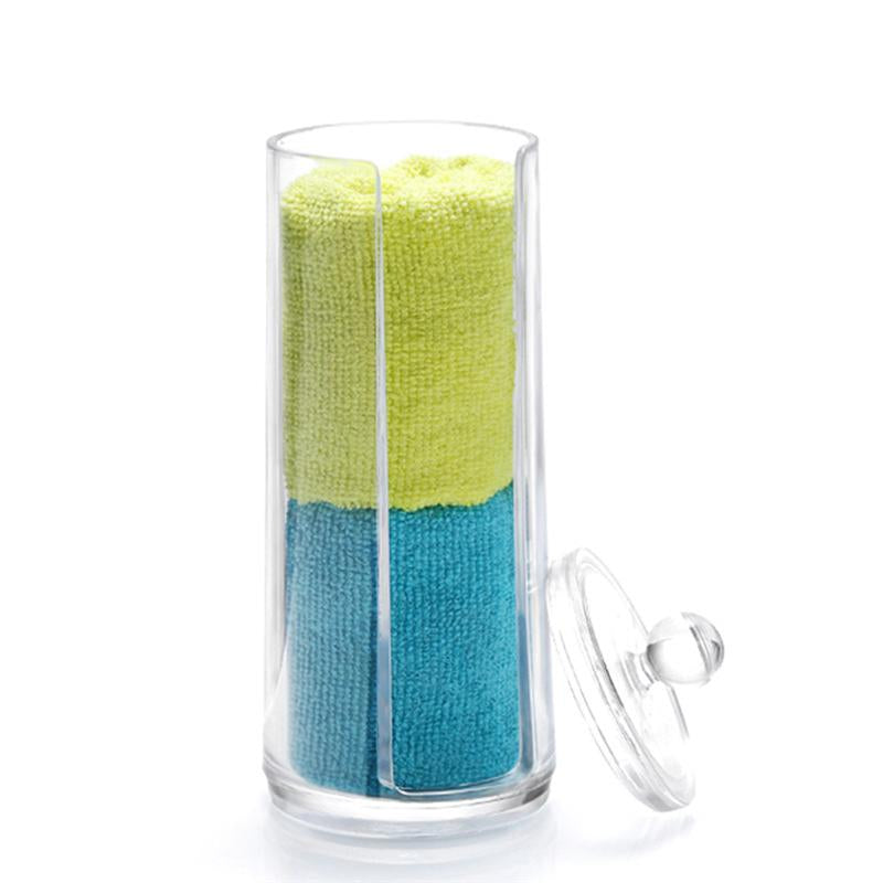 Clear Acrylic Cotton Pads Organizer