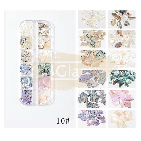 Nail Art Mixed Shell Jewelry Decoration Set - Available In 15 Designs 10