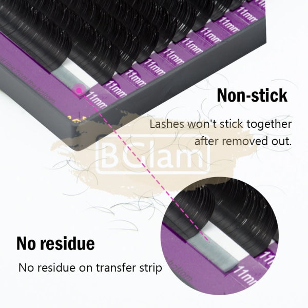 Nagaraku Faux Mink Eyelash Extensions - C Curl 0.15 False Eyelashes