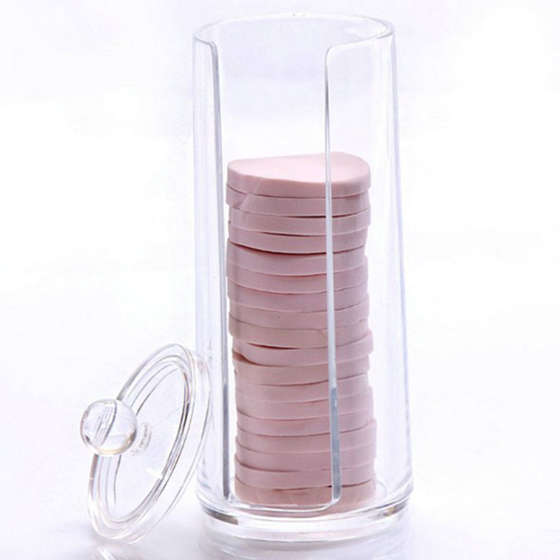 Clear Acrylic Cotton Pads Organizer