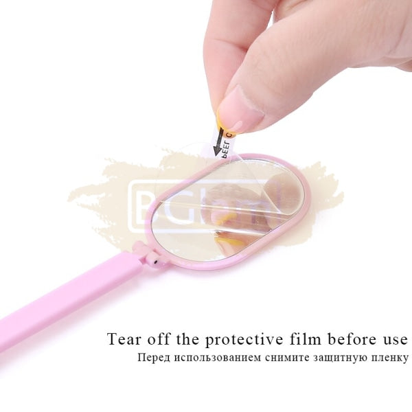 Eyelash Extension Mirror With Acrylic Handle Lash Accessories