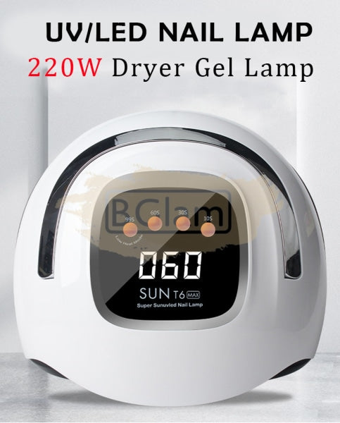 Sun T6 Max Uv Led Nail Lamp 220W