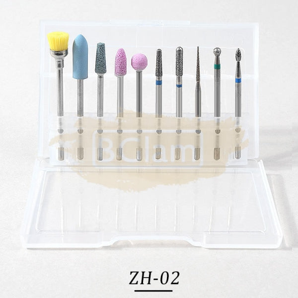 Diamond Nail Drill Bit Set 10 Pcs Zh-02