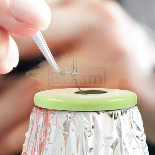 Jade Stone Palette For Eyelash Glue Extension Application Lash Accessories