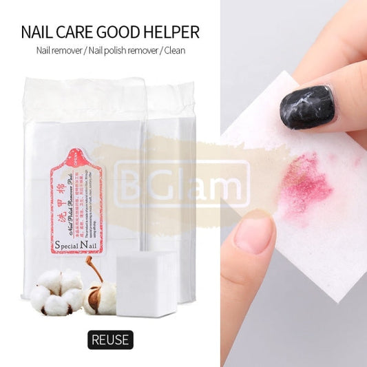 Lint Free Cotton Pads Nail Wipes