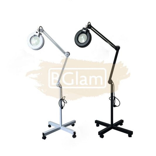 Magnifying Floor Lamp With Rolling Stand